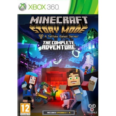 Minecraft Story Mode - The Complete Adventures (эпизоды 1-8) [Xbox 360, русские субтитры]